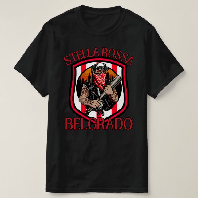 Stella Rossa Belgrado  T-Shirt (Design Front)