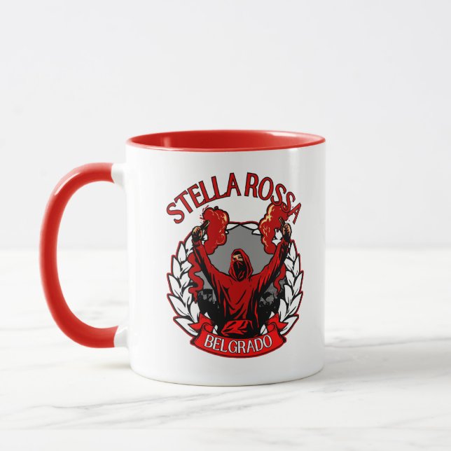 Stella Rossa Belgrado ULTRAS  Mug (Left)