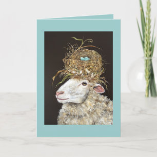 Stella the sheep card