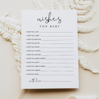 STELLA Wishes for Baby Advice Card