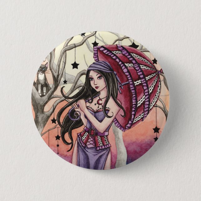 Stella - Witch Button (Front)