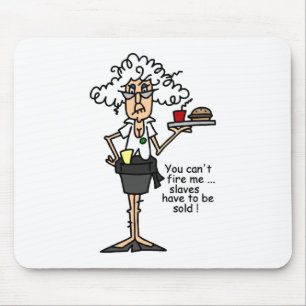 Stella With Attitude Humour Mouse Pad