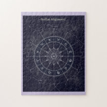 Stellar Align Monochrome Art Jigsaw Puzzle ジグソーパズル