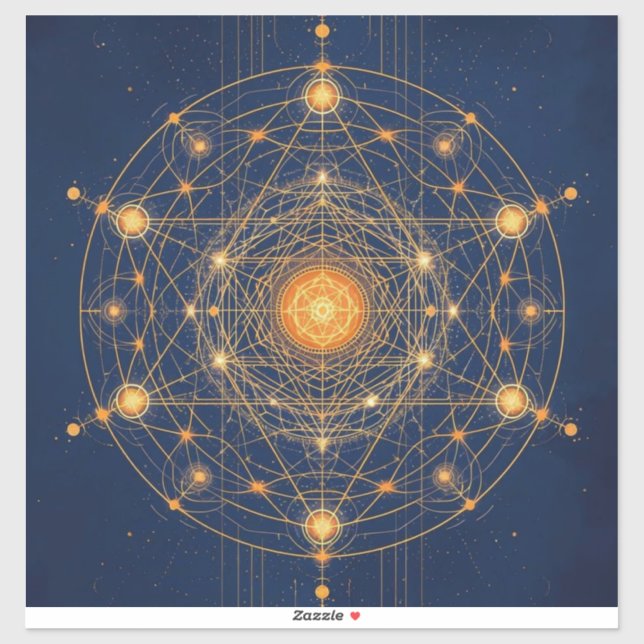 Stellar Alignment: The Geometry of Inner Light (Sheet)