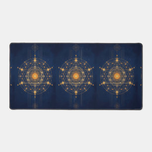 Stellar Alignment: The Geometry of Inner Light Desk Mat