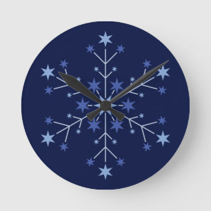 Stellar Beginnings: Midnight Round Clock