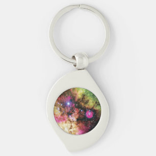 Stellar Cluster NGC 2467 - NASA Hubble Space Photo Key Ring