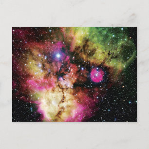 Stellar Cluster NGC 2467 - NASA Hubble Space Photo Postcard
