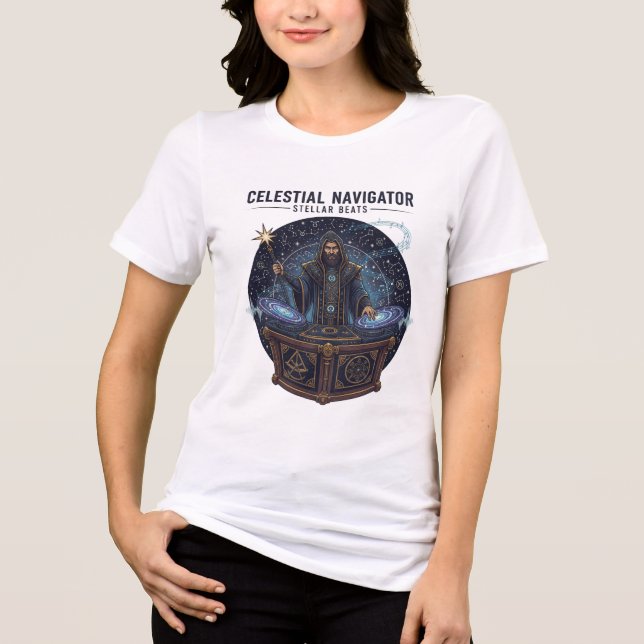 Stellar Constellation Navigator DJ Tee (Front)