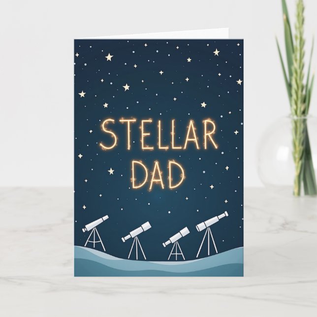 Stellar Dad Art Card (Front)