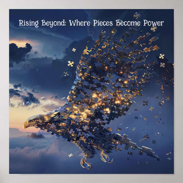 Stellar Eagle Puzzle Poster (Front)