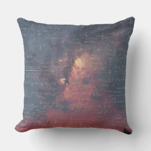 Stellar Equations: The Cosmic Theorem Throw Pillow