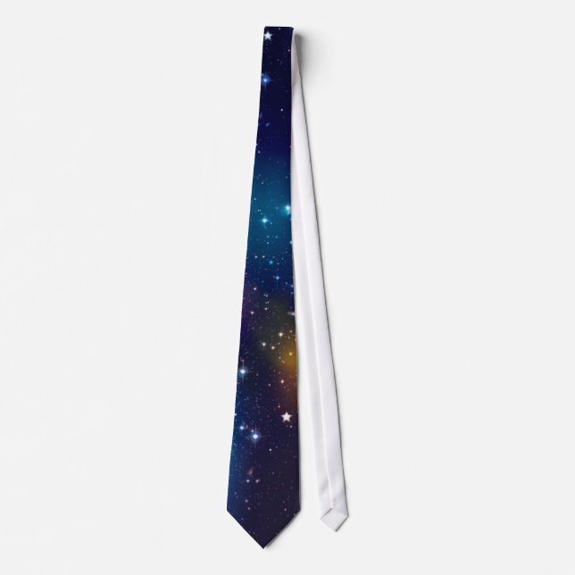 Stellar Galaxy Print Tie (Front)