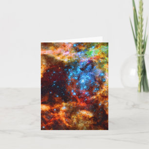 Stellar Group, Tarantula Nebula outer space image Card