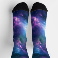 Stellar Illumination: Nebula with Glowing Stars