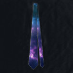 Stellar Illumination: Nebula with Glowing Stars Tie<br><div class="desc">Art by LEMAT WORKS // "Stellar Illumination: Nebula with Glowing Stars" captures the mesmerising beauty of a vibrant nebula surrounded by radiant stars. Perfect for space enthusiasts,  this design brings the wonders of the cosmos into your home.</div>