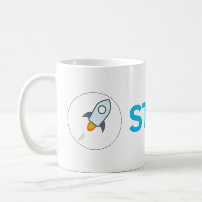 Stellar Lumens (XLM) Coin Mug (Left)