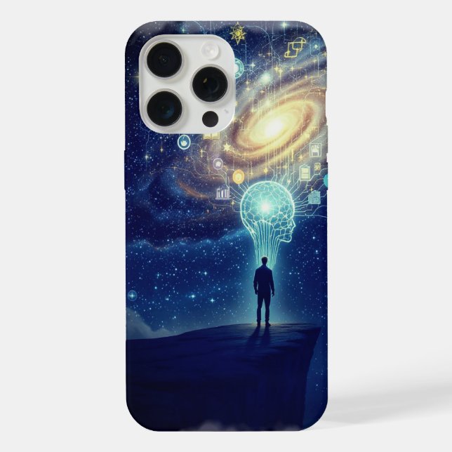 Stellar Mind iPhone 15 Pro max Protect Your Vision Case (Back)