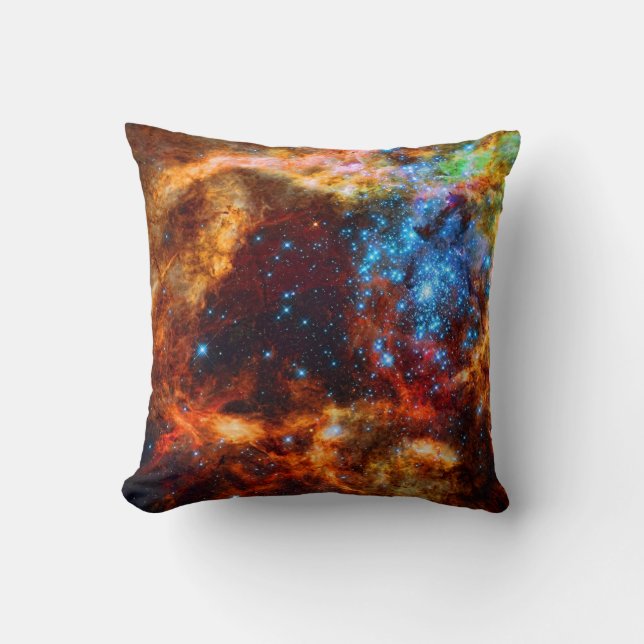 Stellar Nursery R136 in the Tarantula Nebula Cushion (Front)
