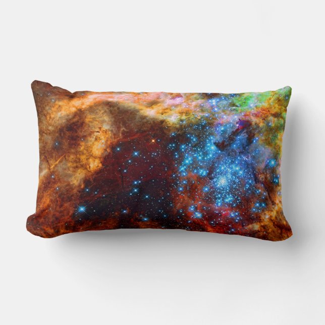 Stellar Nursery R136 in the Tarantula Nebula Lumbar Cushion (Front)