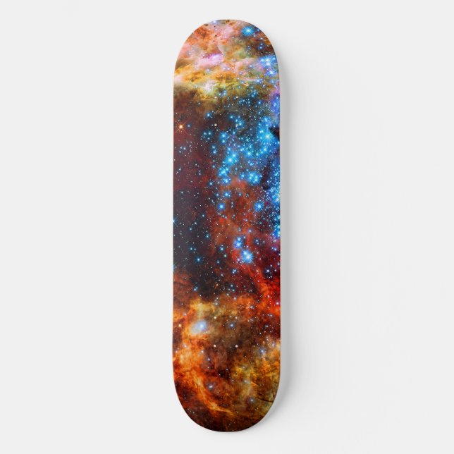 Stellar Nursery R136 in the Tarantula Nebula Skateboard (Front)