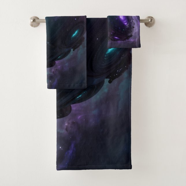 Stellar Path – Journey Through the Universe´1 Bath Towel Set (Insitu)