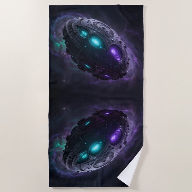 Stellar Path – Journey Through the Universe´1 Beach Towel (Front)
