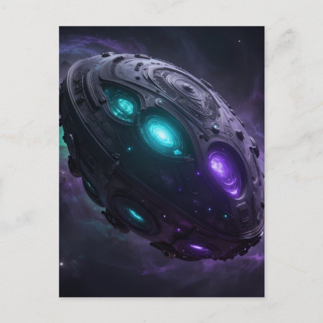 Stellar Path – Journey Through the Universe´1 Holiday Postcard (Front)