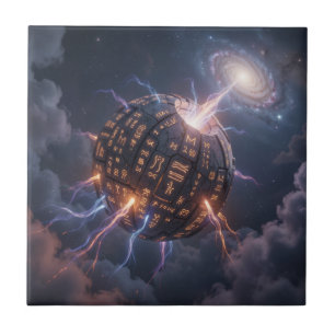 Stellar Path – Journey Through the Universe´4 Ceramic Tile