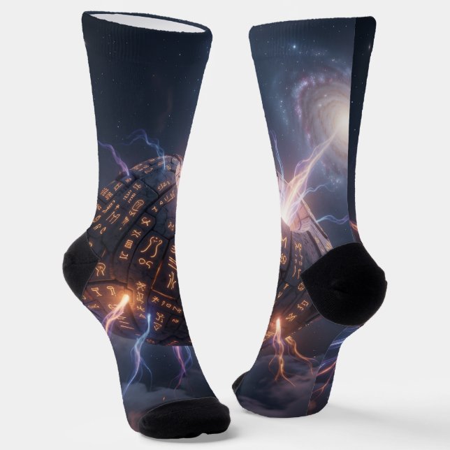 Stellar Path – Journey Through the Universe´4 Socks (Angled)