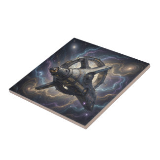Stellar Path – Journey Through the Universe´7 Ceramic Tile