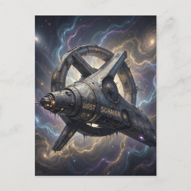 Stellar Path – Journey Through the Universe´7 Holiday Postcard (Front)