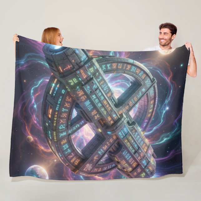 Stellar Path – Journey Through the Universe´8 Fleece Blanket (In Situ)