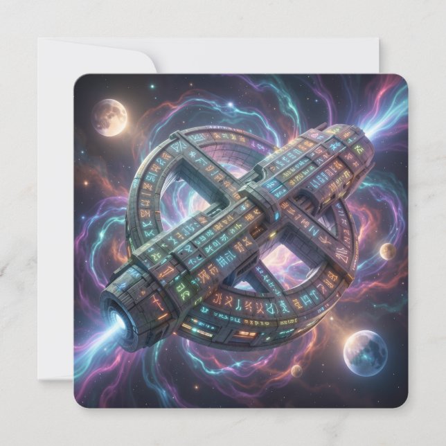 Stellar Path – Journey Through the Universe´8 Holiday Card (Front)