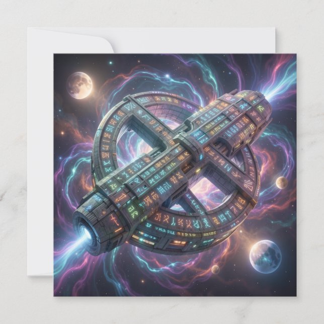 Stellar Path – Journey Through the Universe´8 Holiday Card (Front)