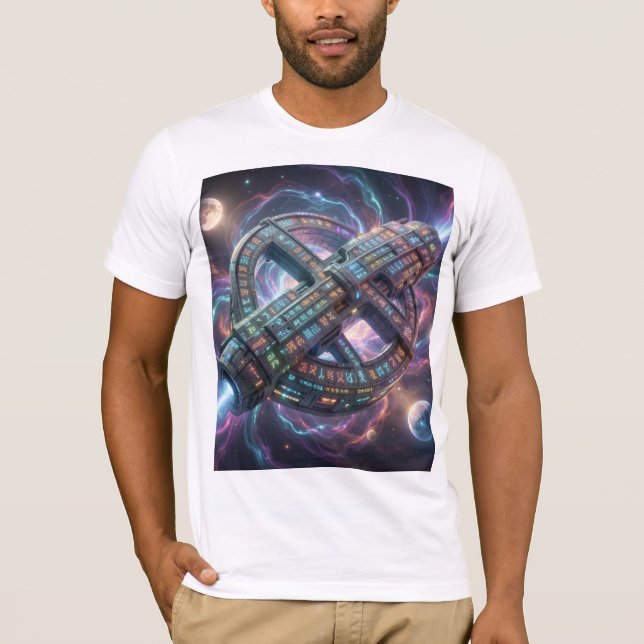 Stellar Path – Journey Through the Universe´8 T-Shirt (Front)