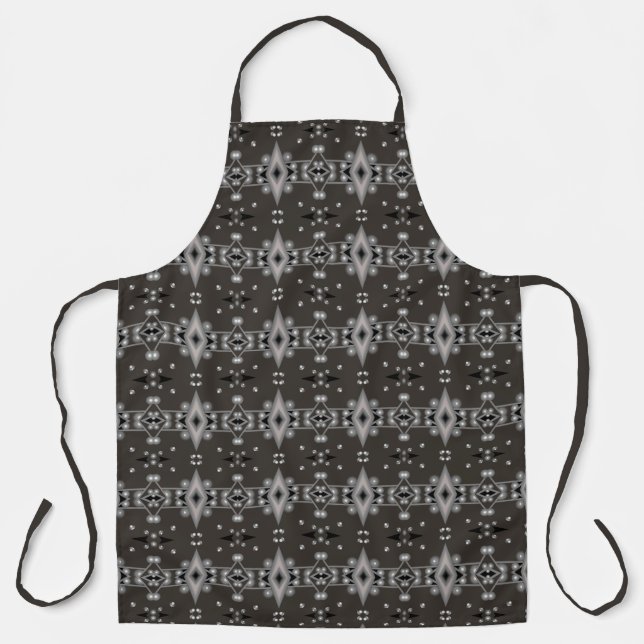 Stellar Performance Modern Abstract Art Design Apron (Front)
