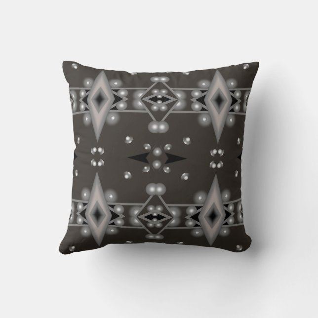 Stellar Performance Modern Abstract Art Design Cushion (Back)