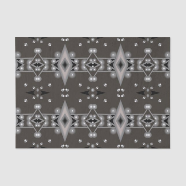 Stellar Performance Modern Abstract Art Design Tissue Paper (Front)