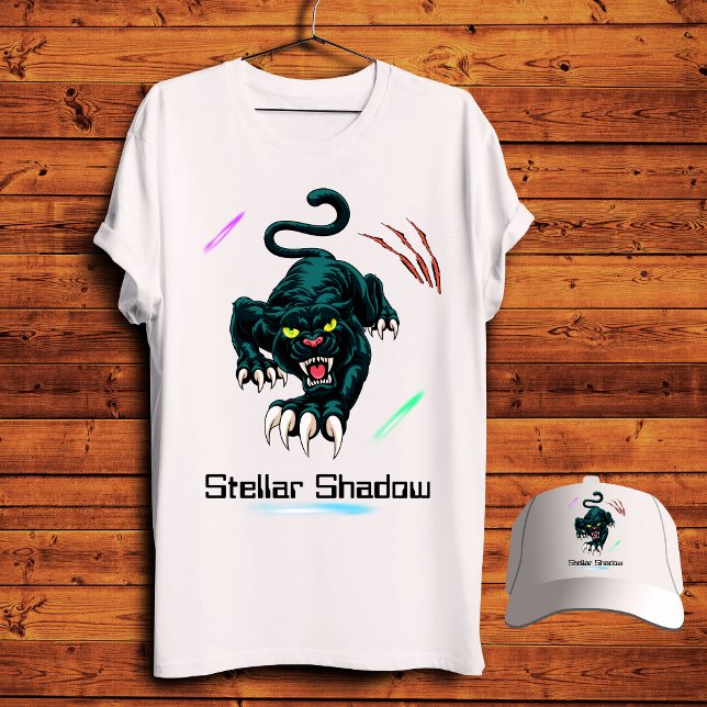 Stellar Shadow Galaxy Panther  T-Shirt (Creator Uploaded)