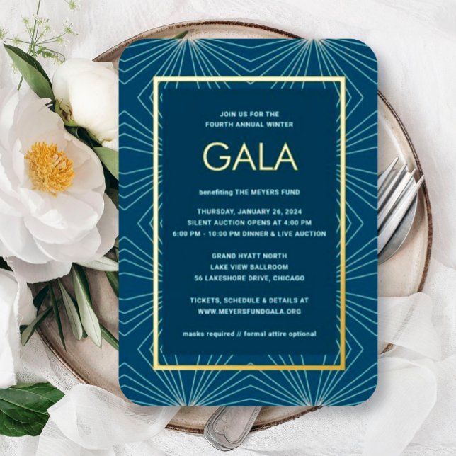 Stellar Skies Gala Foil Invitation (Creator Uploaded)