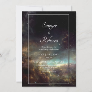 Stellar Sky Wedding Invitation