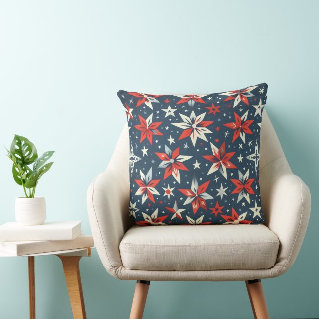 Stellar Spirit Floral US Throw Pillow (Chair)