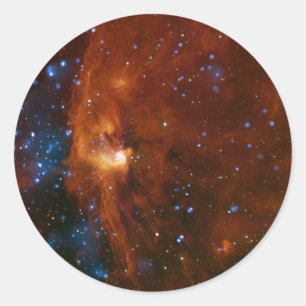 Stellar Star Birth RCW 108 NASA Classic Round Sticker