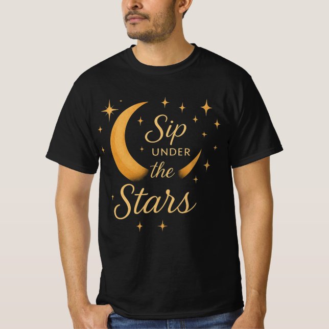 "Stellar Style Men’s T-Shirt – Where Elegance Meet (Front)