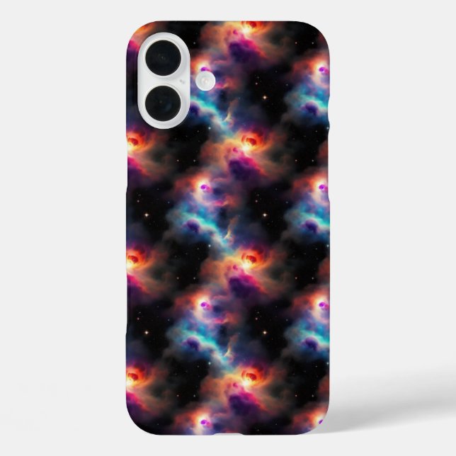 Stellar Symphony Galactic Nebulas Pattern Case-Mate iPhone Case (Back)