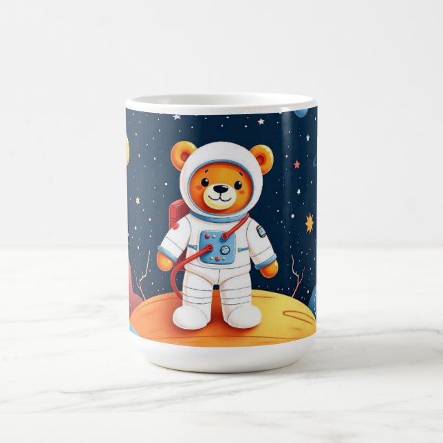Stellar Teddy Figurine Vibes Coffee Mug (Center)