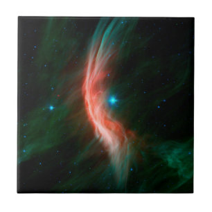 Stellar Winds Flow Out From Zeta Ophiuchi. Ceramic Tile