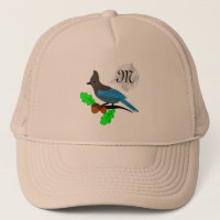 Steller Blue Jay Monogram