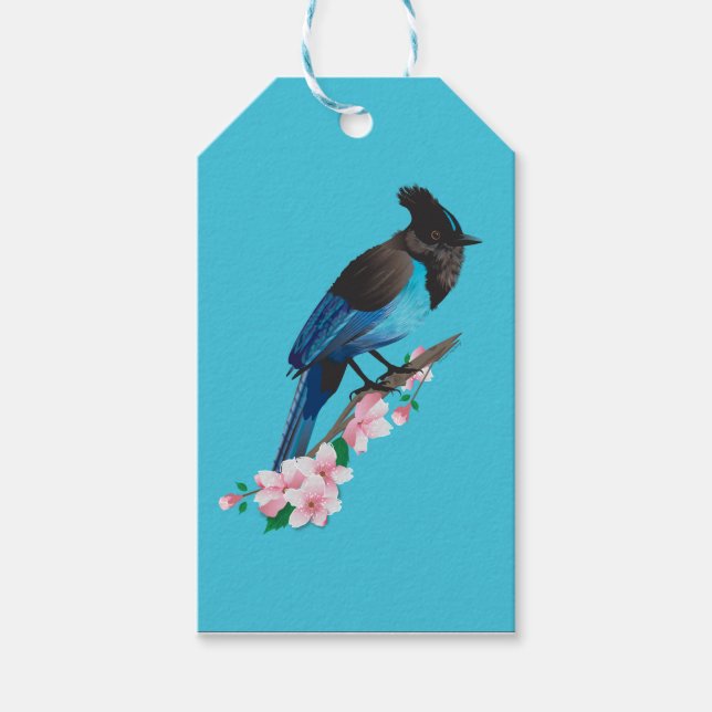 Steller's Jay Gift Tag (Front)